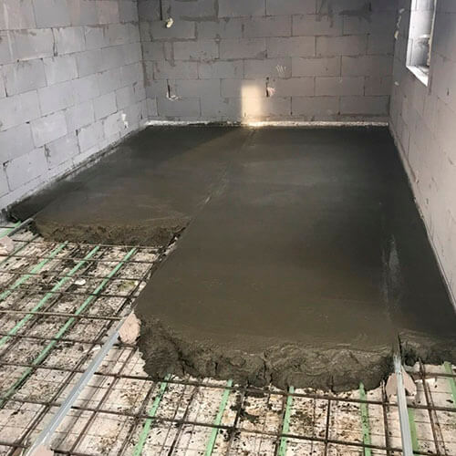 заливка бетонного пола